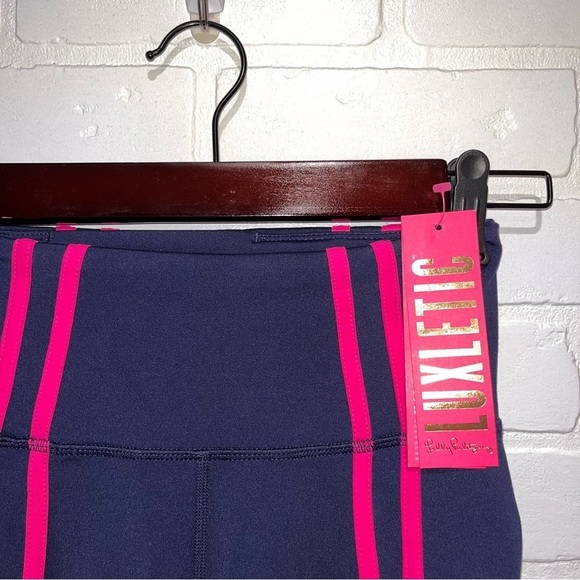 NWT Lilly Pulitzer Weekender High Ride Leggings in True Navy - Picture 5 of 14